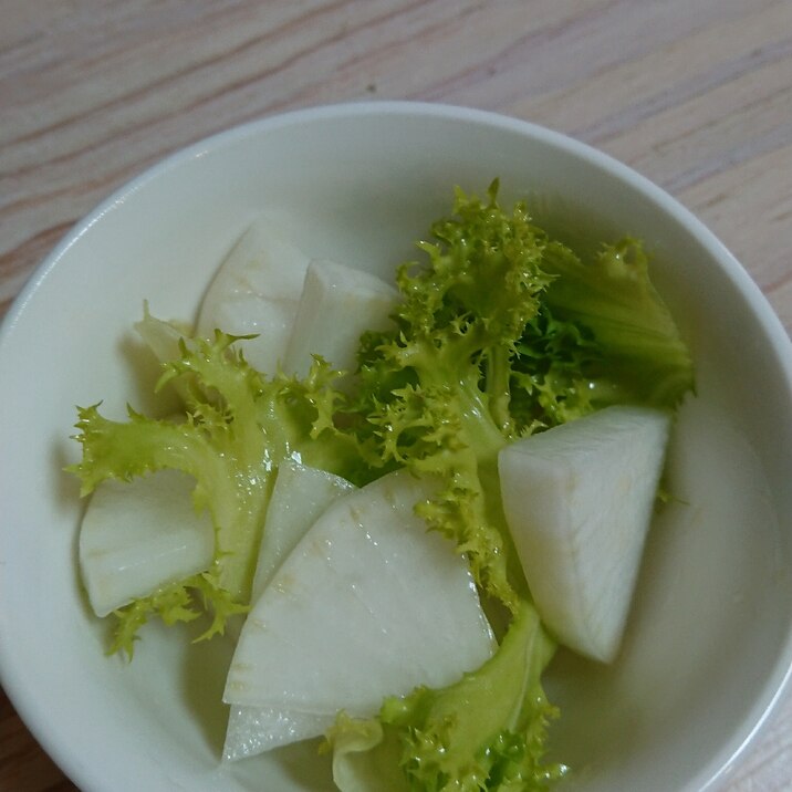 エンダイブと大根の旨塩サラダ レシピ 作り方 By Laon 楽天レシピ エンダイブと大根の旨塩サラダ レシピ 作り方 By Laon 楽天レシピ